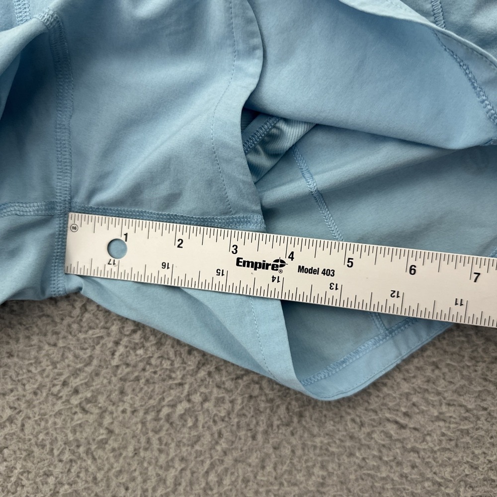 Lululemon Speed Up Shorts Mid Rise 4" Blue Chill Athletic Athleisure Women's 4 - Picture 7 of 7